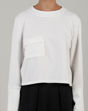 Pleated Pocket Jumper - S19W - MAE MAZE