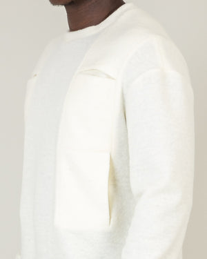 Shoulder Pocket Jumper - B1M - MAE MAZE