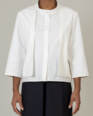 Over Layer Pleat Shirt - S13W - MAE MAZE