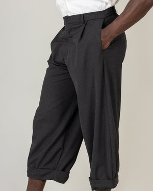 Pleated Hem Trousers - T29M - MAE MAZE