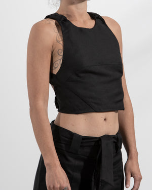 Looped crop top - S26W