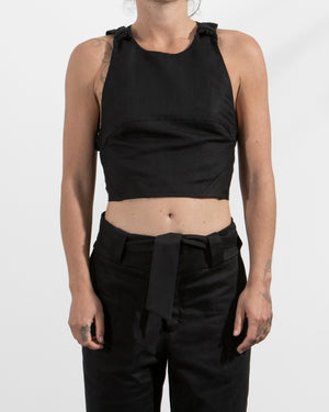 Looped crop top - S26W